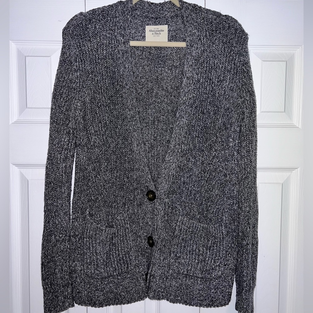 Abercrombie Long Length Button Cardigan